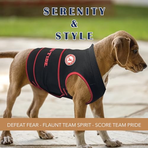 NCAA Alabama Crimson Tide Dog Anxiety Calming Shirt Soothing Vest (Extra Small / Alabama Crimson Tide)
