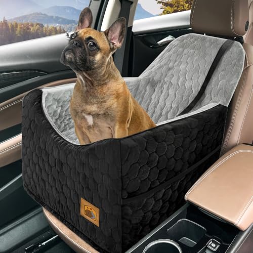 Dog Car Seat for Small (Black Gray / Medium)