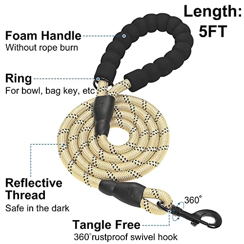 Dog Harness Step (Beige / Medium (Chest 13.5''-16.5'', Weight 10-15 lb))
