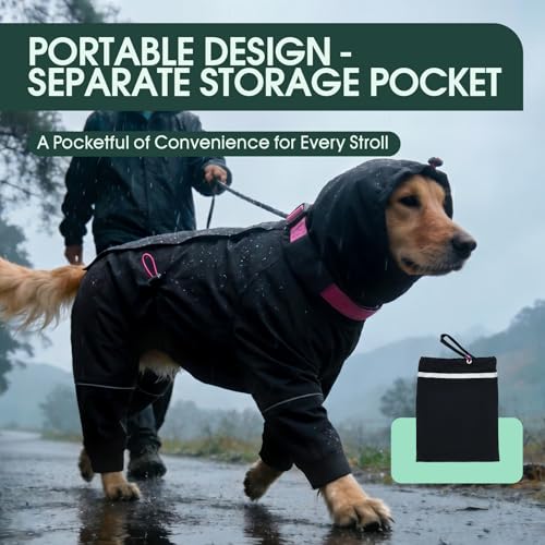Kouser Waterproof Full (Black / Small(Back Length:11.81"))