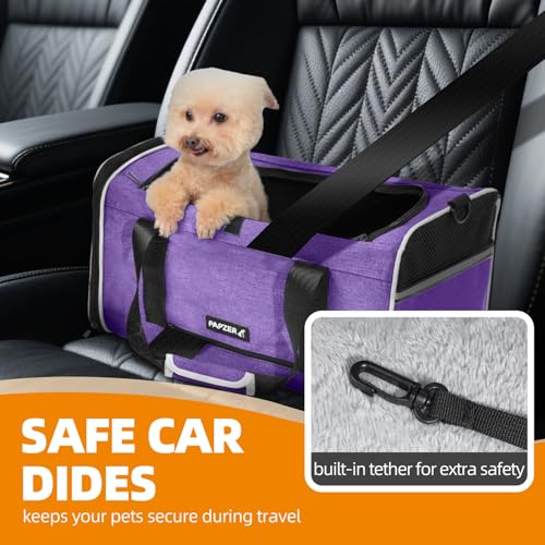 Cat Carrier for Travel (Purple / 18.0"L x 11.0"W x 11.0"H)