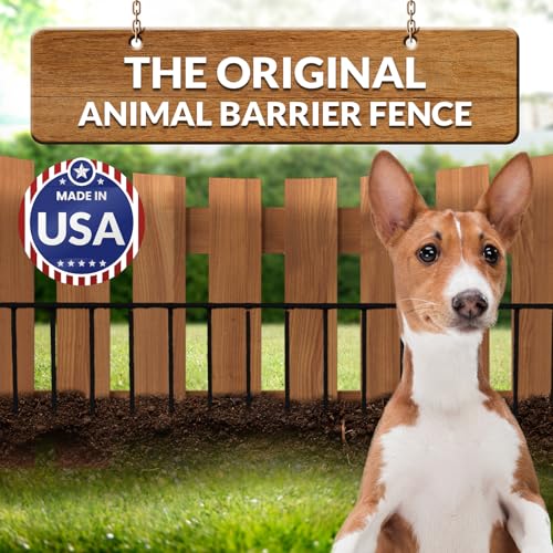 Original Animal Barrier Garden Fence Small (Pack of 25 (Black))