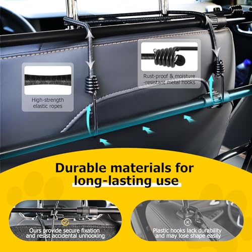 Universal Fit Dog Barrier for SUV (Adjustable / Matte Black)