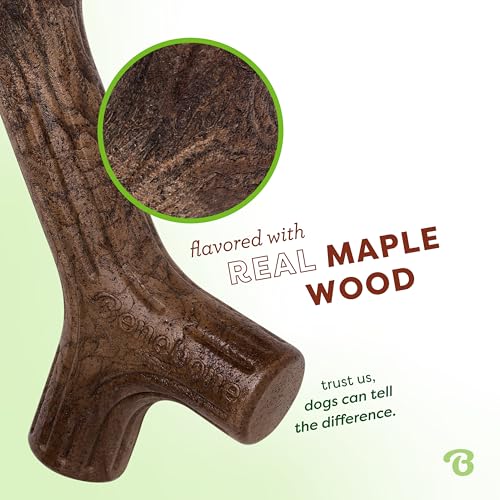 Maplestick Real Wood Durable Dog Chew Toy (REAL Maplewood / Medium)