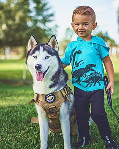 Tactical Dog Harness for Small (Brown / Small)