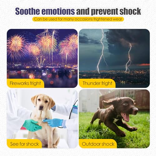 Dog Anxiety Jacket (Medium(Chest:18"-21") / Navy blue)