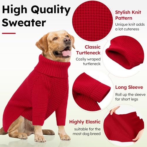 Small Dog Sweater (Red / Small)