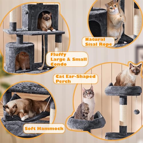 70.5in Cat Tower (70.5in / Dark Gray)