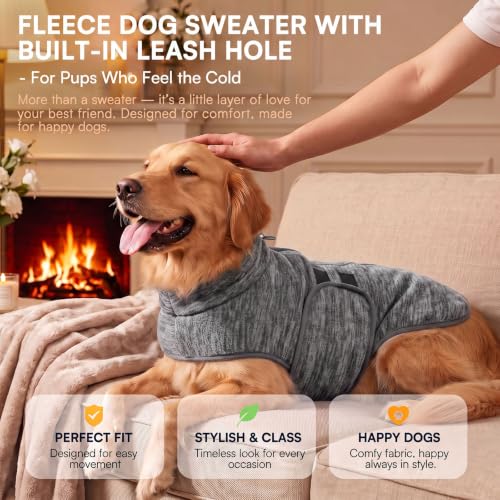 Dog Sweaters for Medium Dogs (Cationic Gray / Medium)