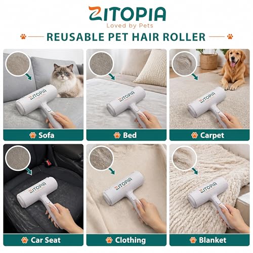 Pet Hair Remover Roller for Dogs & Cats - PetSolution
