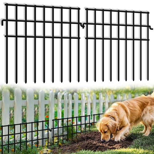 35 Panels Animal Barrier Fence No Dig (35 Panels, 37.92 ft(L) X 12 in(H))