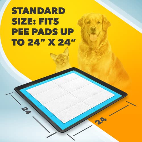 Dog Pee Pad Holder (Black / 1 Pack)