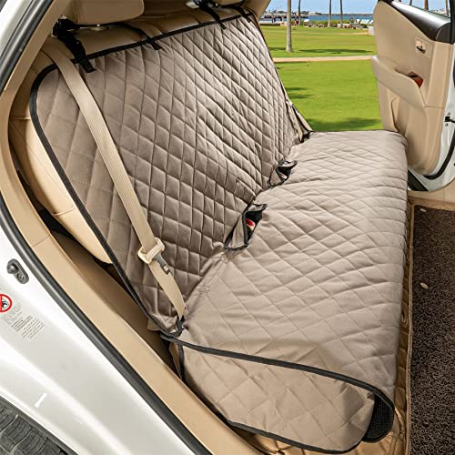 Bench Car Seat Cover Protector (52" L × 62" W / KHAKI)