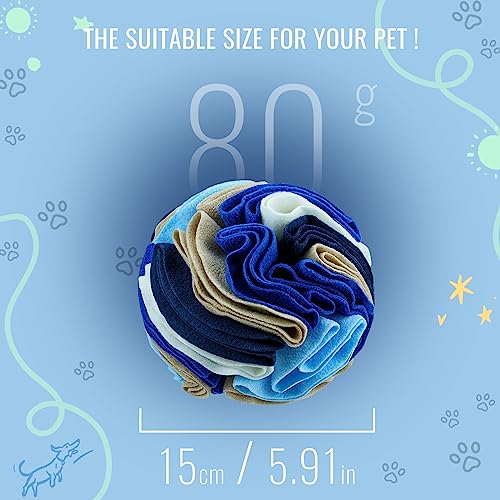 Pet Snuffle Ball (Serenity blue / 15cm)