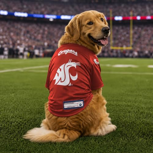 NCAA Washington State Cougars Stretch Pet Jersey (Washington State Cougars / X-Small)