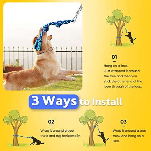 Dog Tree Tug Toy (Blue)