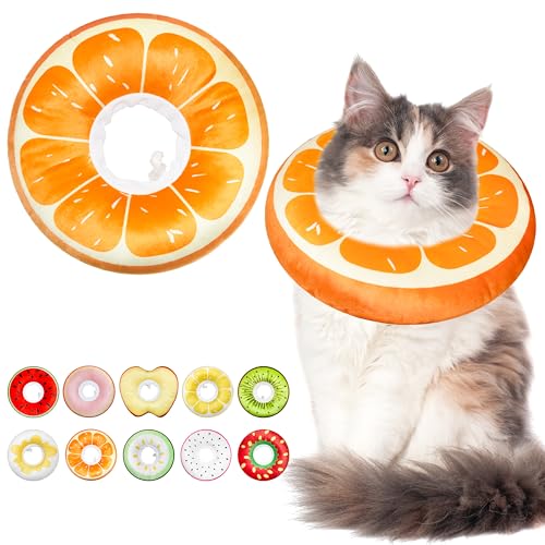 Cat Cone Collar Soft (Orange / Large)
