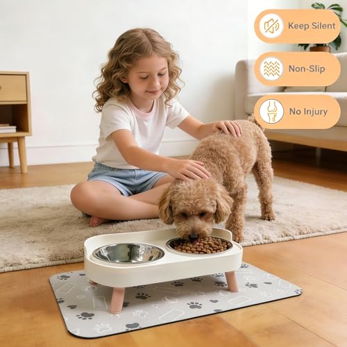 Elevated Dog Bowl (White / Small)