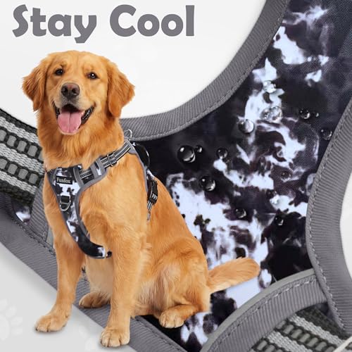 Dog Harness No Pull (Misty Gray / X-Large)