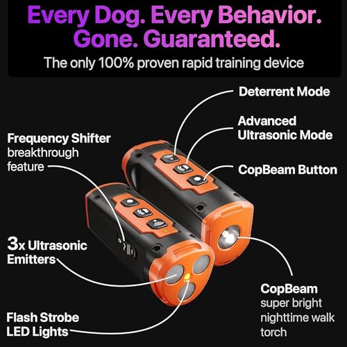 Dog Bark Deterrent Device (ORANGE)