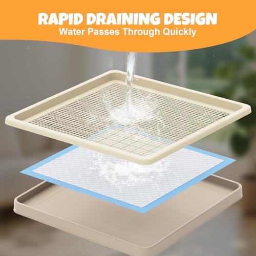 Dog Potty Tray Fits 22 x 22 In Pee Pad
