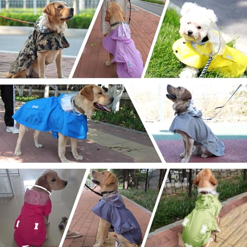 Waterproof Dog Raincoat (Yellow(Water-Activated Color Change) / Small)