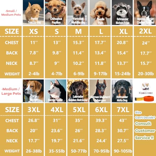 Dog Shirt Plaid Dog Clothes for Small Dogs Boy Girl Cat Clothes Soft Puppy Outfit Adorable Pet T (3XL-(26~38lb)-Chest~26.8" / Yellow)