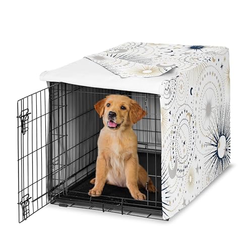 36in. Medium Dog Crate Cover (Blue Celestial / 36in. x 24in. x 23.5in.)