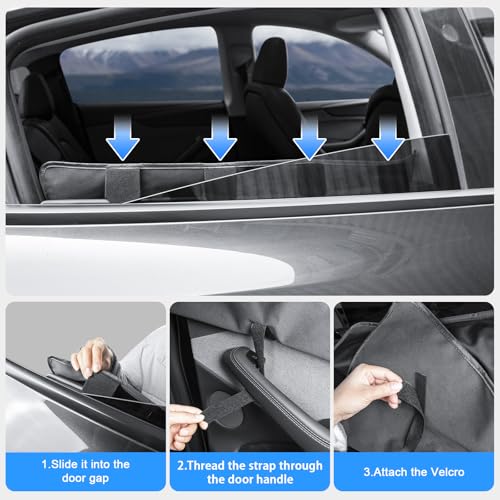2PCS Dog Car Door Protector for Tesla Model Y & Model 3