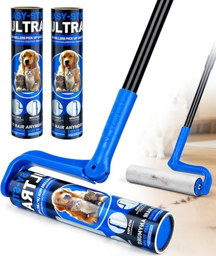 10" Large Lint Roller for Pet Hair Extra Sticky (Blue / 10 Inch)