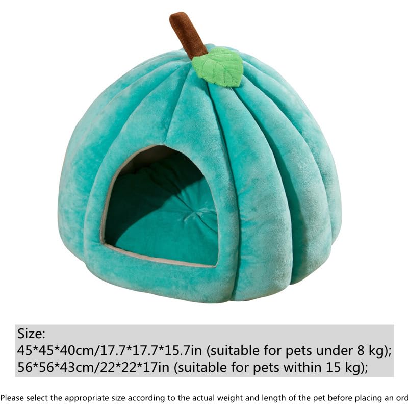 Cat Beds for Indoor Cats (Blue-01 / 22 in)