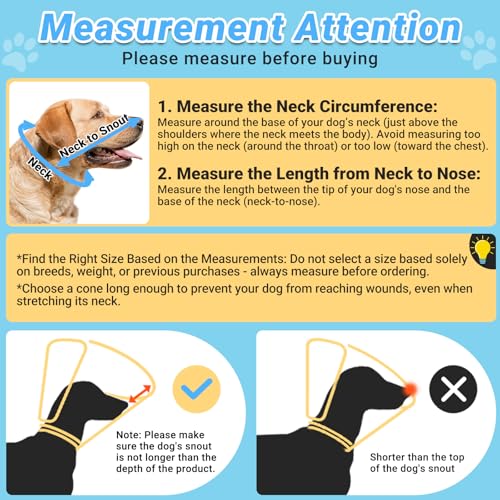 Dog Cone to Stop Licking (Khaki / S(Neck: 10"-11.75"))