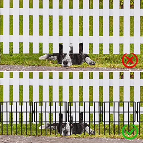 Garden Fencing Animal Barrier 24 ft (24 ft (L) × 13 in (H), 24 Pack)