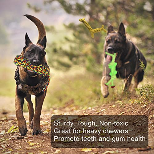 14 Pack Puppy Chew Dog Rope Toy Assortment for Small Medium Large Breeds (14 Pack Rope Combo)