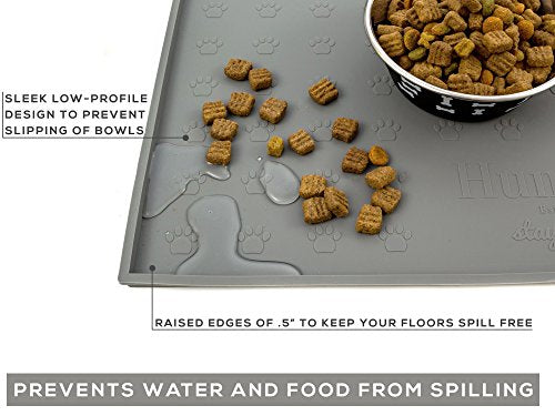 Food Mat Feeding Tray (Cool Grey)