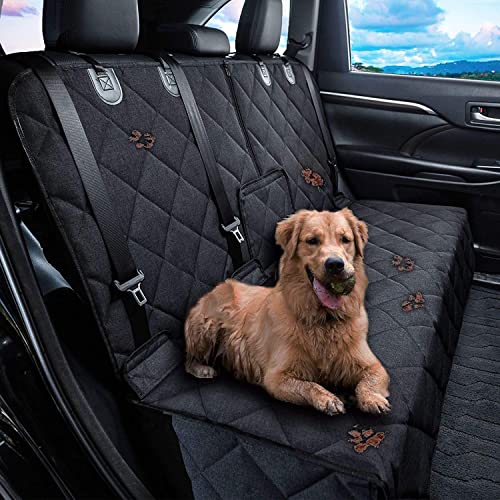 Bench Dog Car Seat Cover for Back Seat Waterproof Seat Covers Durable Scratch Proof Nonslip (52''Lx50"W)