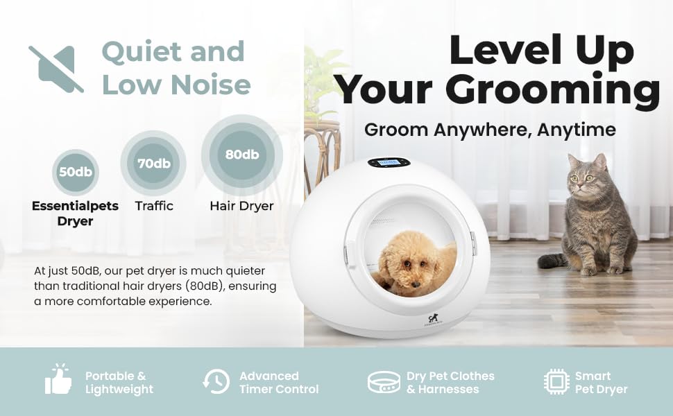 55L Smart Pet Grooming Dryer Box