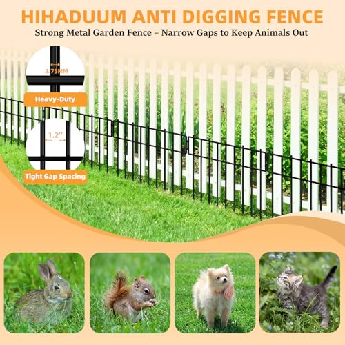 Heavy Duty Garden Animal Barrier Fence (10.83 ft(L) X 13 in(H), 10 Pack)