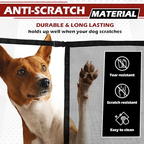 Universal Dog Car Net Barrier (Black)