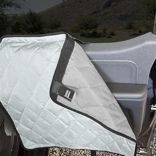 Heavy Duty Car Door Protector for Dogs (Grey / XL)
