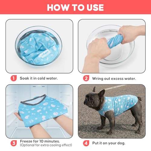 2Pack Dog Shirt for Large Dogs Soft Breathable T (XXX-Large (55-75lbs) / 1# Polar bear+Ice)