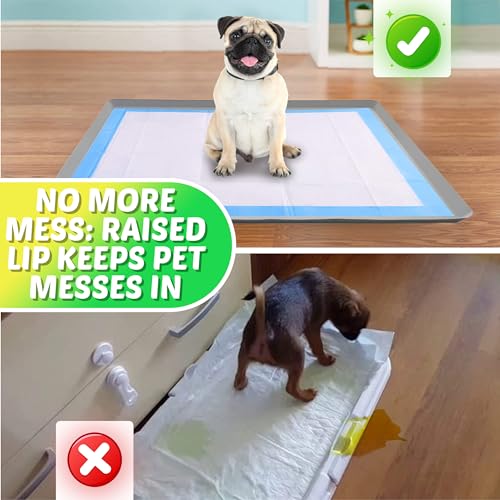 Dog Pee Pad Holder (1 Pack / Light Grey)
