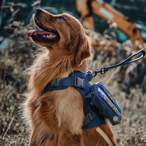 Tactical Dog Harness Vest No (X-Large / Blue)