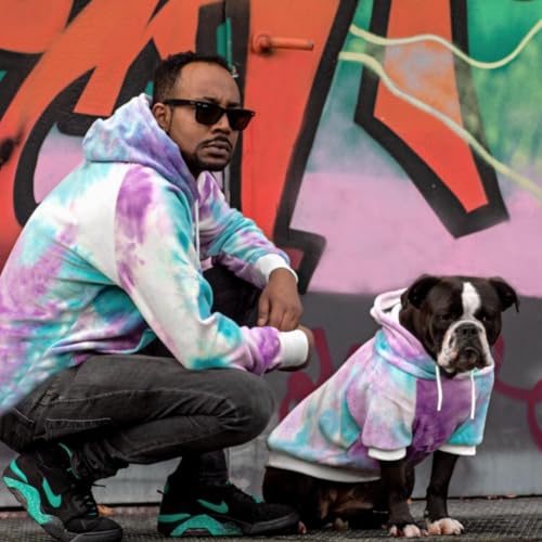 Dog Hoodie Buttery (90s Retro Sky Dye / 4XL)