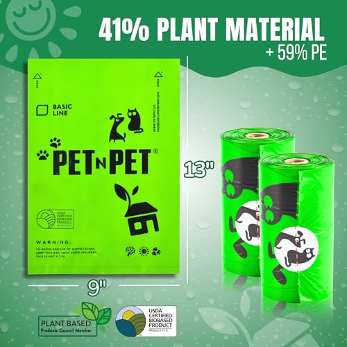 Dog Poop Bags Rolls (1 Count (Pack of 540))
