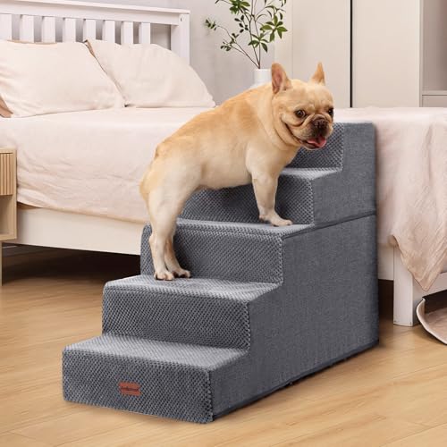 Dog Steps for High Bed (Grey)