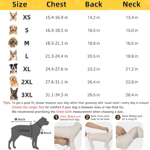 Dog Raincoat Waterproof Rain Jacket with Harness & Removable Hood (Yellow / 2X-Large)