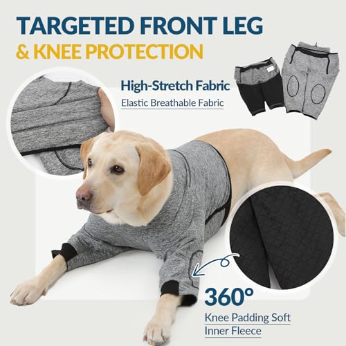 Dog Elbow Protector (M / Grey)