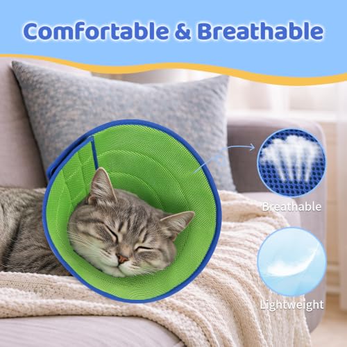 XS Soft Dog Cone Collar Alternative (Blue / XS)