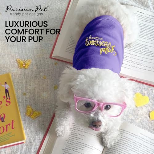 Dog Shirt 100% Cotton Shirts for Small Dogs (Small / Spoiled Rotten)
